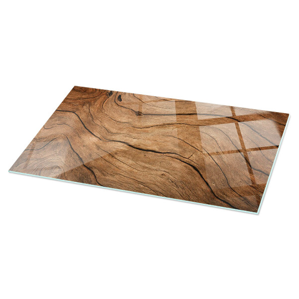 Tablero vidrio mesa rectangular Elegante motivo de bosque