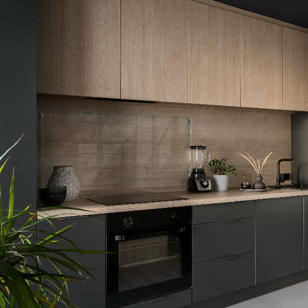 Salpicadero de cocina transparente 120x60 cm