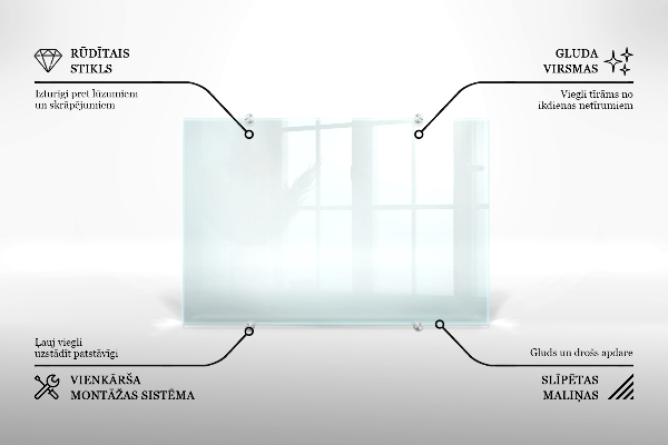 Panel antisalpicaduras transparente 60x60 cm