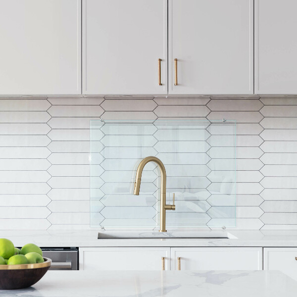 Panel para cocina transparente 80x60 cm