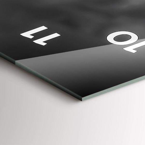 Reloj de vidrio vertical Torre Effel París - espejomat.es