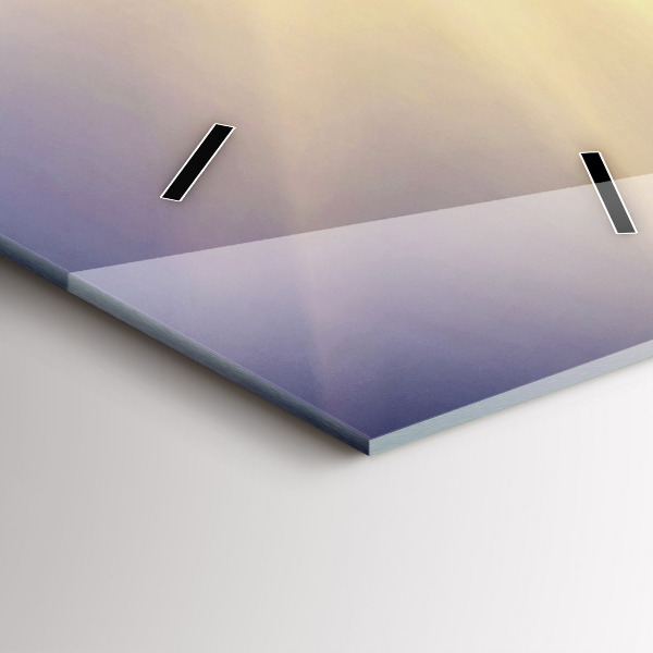 Reloj de cristal vertical Paisaje de montaña - espejomat.es