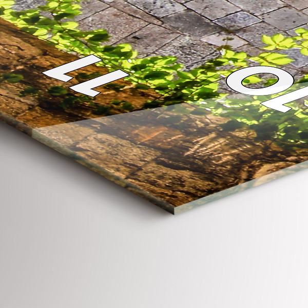 Reloj vertical Pintoresca calle de Rodas - espejomat.es