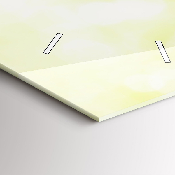 Reloj de vidrio vertical Hierba verde - espejomat.es