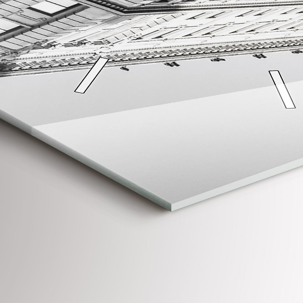 Reloj de cristal vertical Manhattan y taxis - espejomat.es