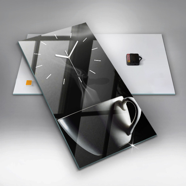 Reloj vertical Taza de café - espejomat.es