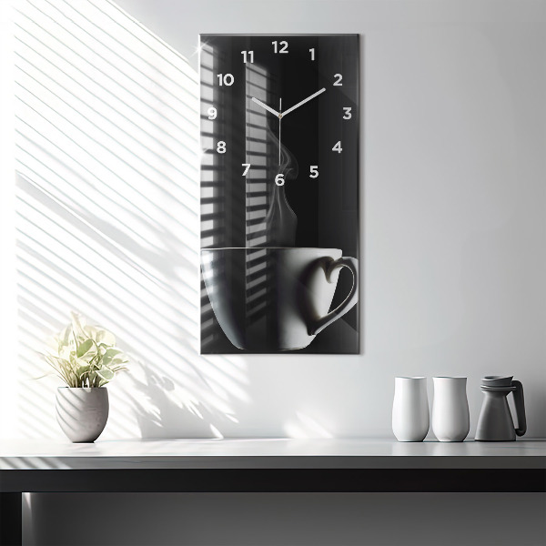 Reloj vertical Taza de café - espejomat.es