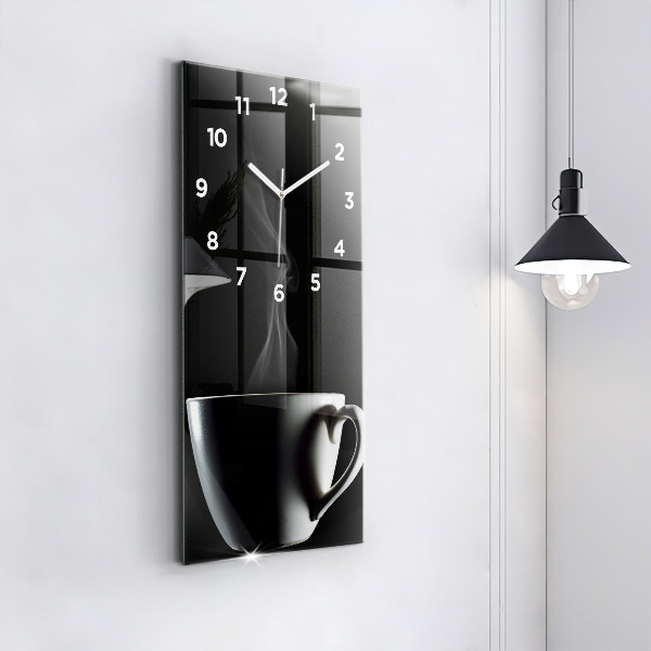 Reloj vertical Taza de café - espejomat.es