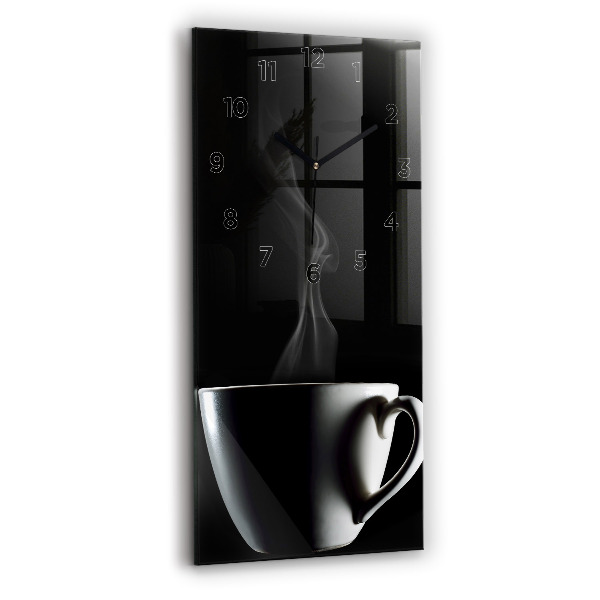 Reloj vertical Taza de café - espejomat.es