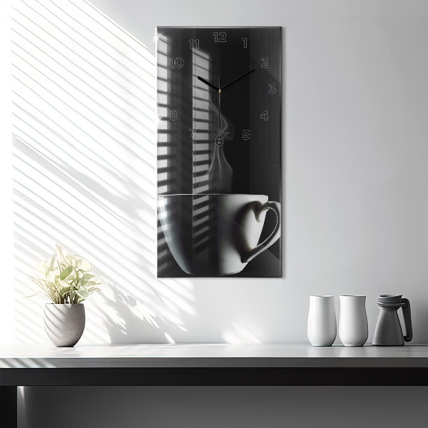 Reloj vertical Taza de café - espejomat.es
