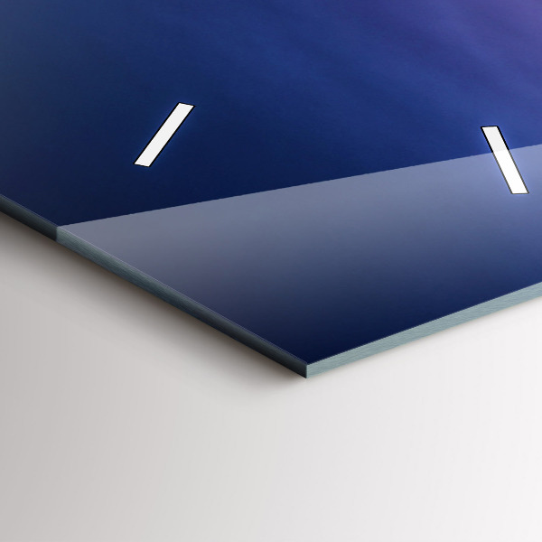 Reloj vertical Nueva York y la puesta de sol - espejomat.es