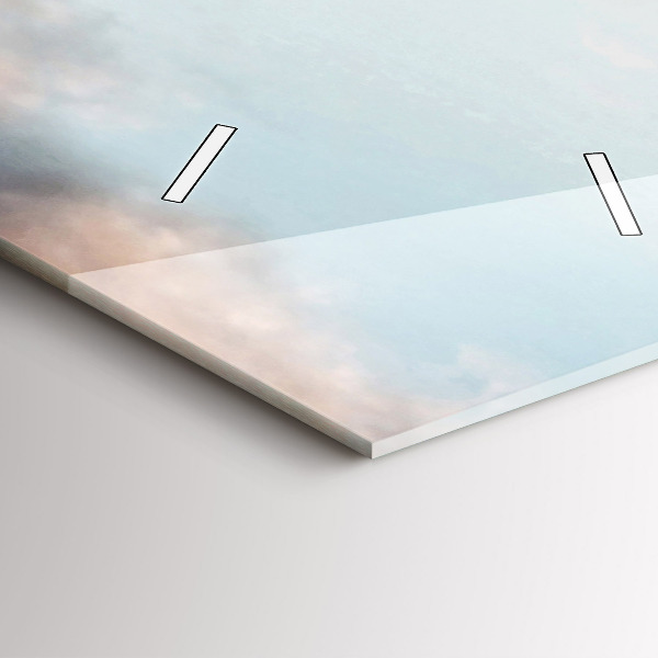 Reloj de cristal vertical Panorama con la Torre Eiffel - espejomat.es