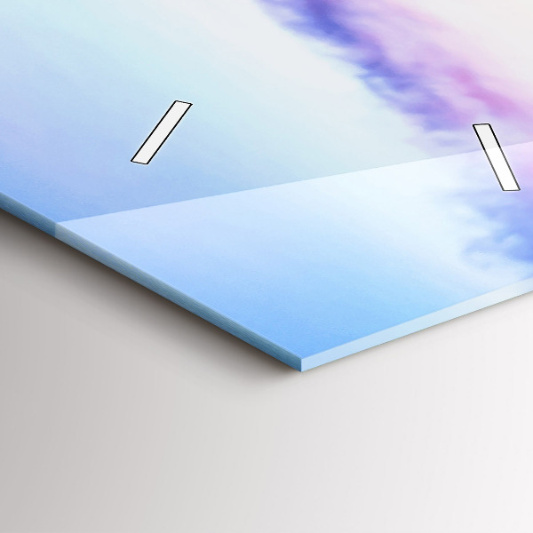 Reloj vertical Puente en el puerto al atardecer - espejomat.es