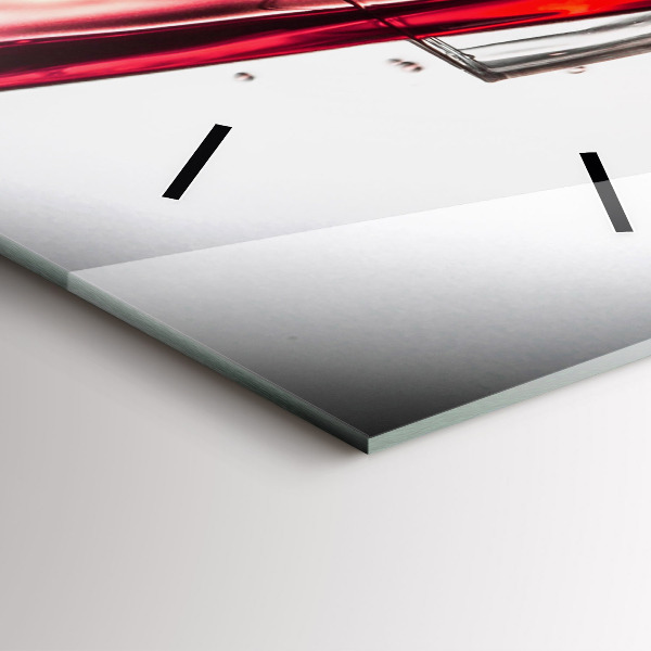 Reloj de vidrio vertical Copa de vino - espejomat.es