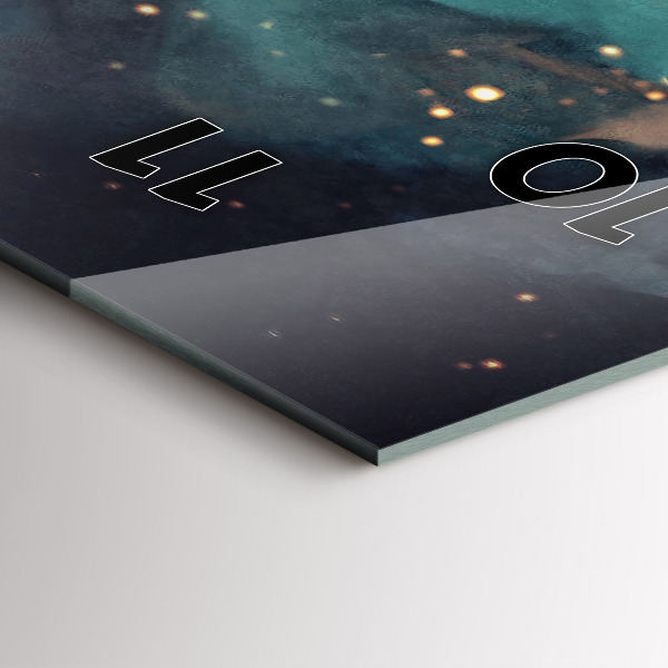 Reloj vertical Imagen abstracta - espejomat.es