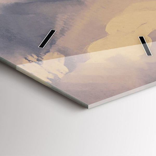 Reloj de vidrio vertical Barcos de papel - espejomat.es