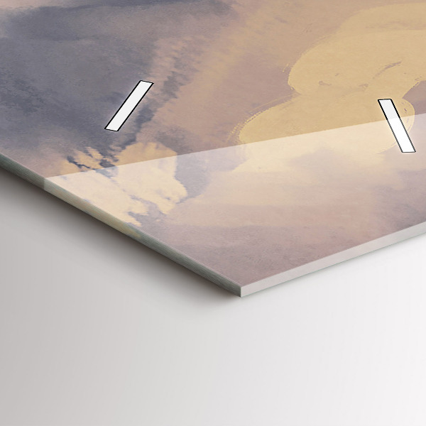 Reloj de vidrio vertical Barcos de papel - espejomat.es