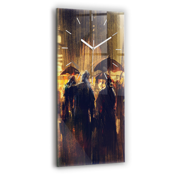 Reloj de vidrio vertical Impresionismo en el arte Mercado - espejomat.es