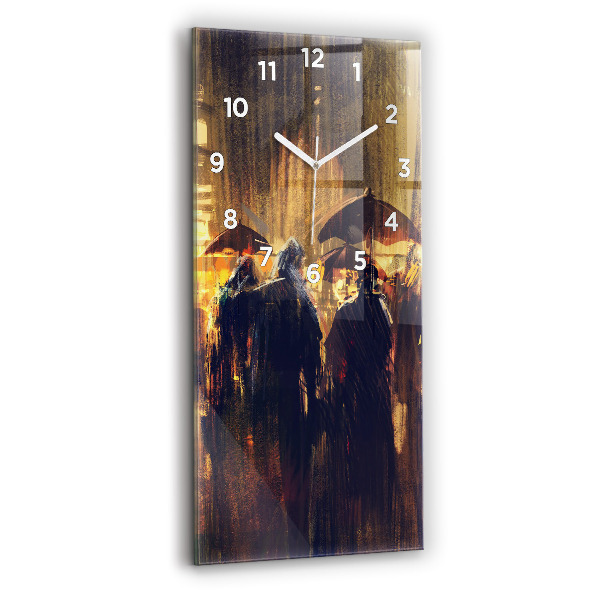 Reloj de vidrio vertical Impresionismo en el arte Mercado - espejomat.es