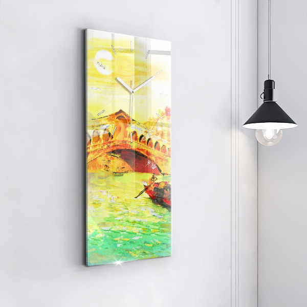 Reloj vertical Puente de Rialto de Venecia - espejomat.es