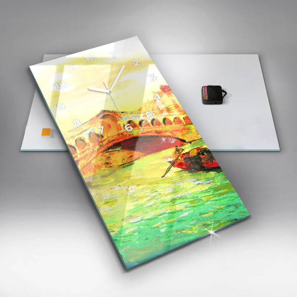 Reloj vertical Puente de Rialto de Venecia - espejomat.es