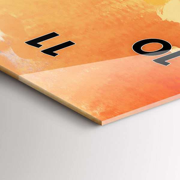 Reloj de vidrio vertical Amor platónico - espejomat.es