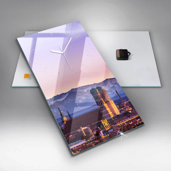 Reloj vertical Alpes Alemanes Munich - espejomat.es