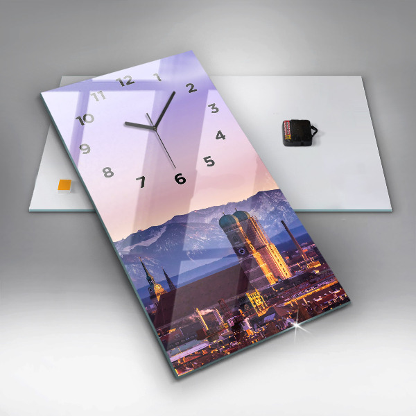 Reloj vertical Alpes Alemanes Munich - espejomat.es