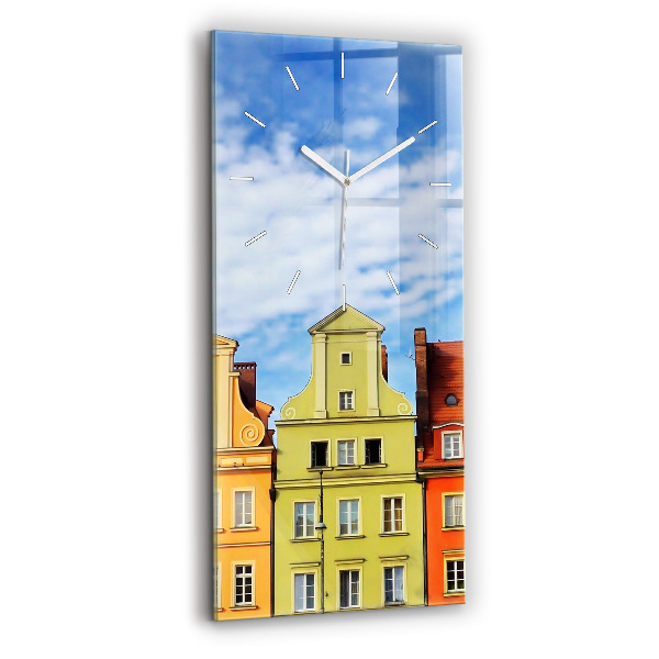 Reloj de cristal vertical Wroclaw - Casco antiguo - espejomat.es