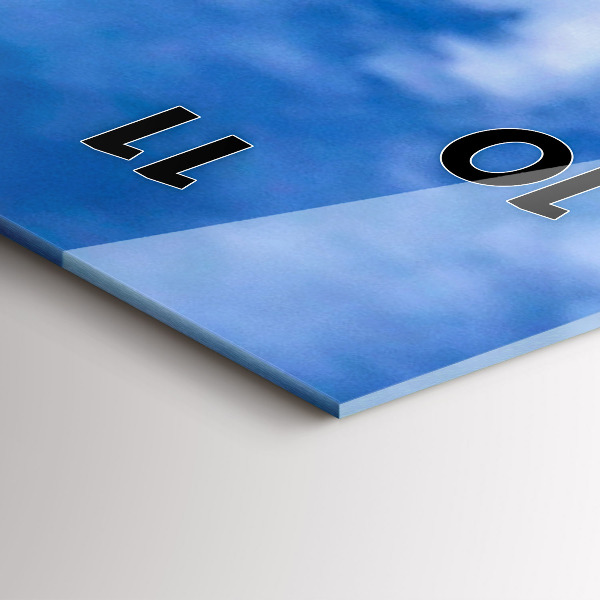 Reloj de cristal vertical Wroclaw - Casco antiguo - espejomat.es