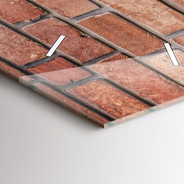 Reloj vertical Pared de ladrillos - espejomat.es