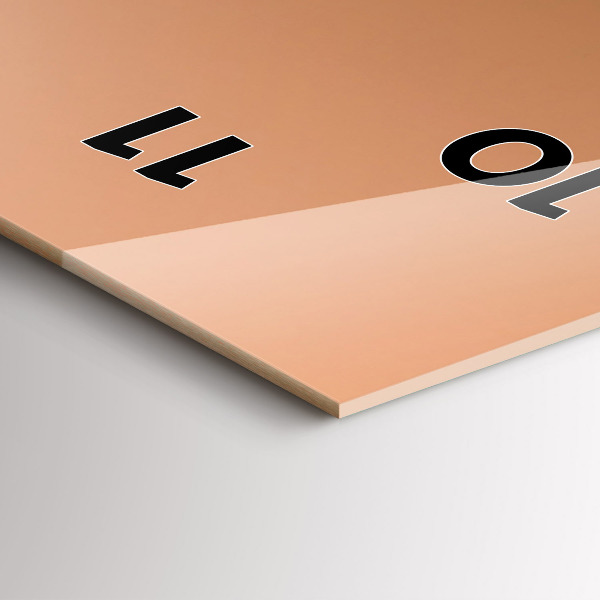 Reloj vertical Colores abstractos - espejomat.es