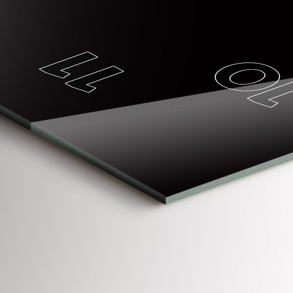 Reloj vertical Zumo de naranja - espejomat.es