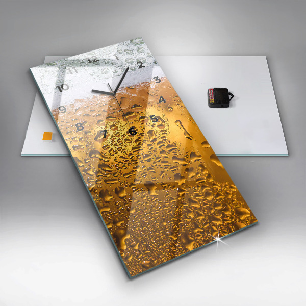 Reloj de vidrio vertical Jarra de cerveza - espejomat.es