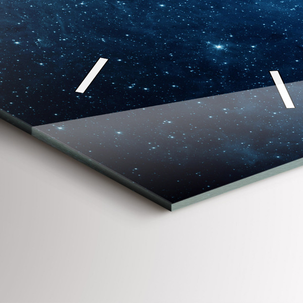 Reloj vertical La Tierra y la galaxia - NASA - espejomat.es