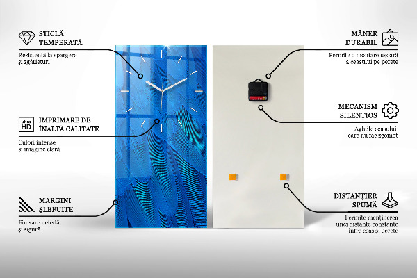 Reloj vertical Elefante flotante en el océano - espejomat.es