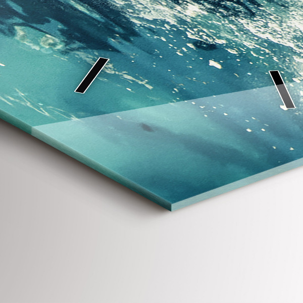 Reloj vertical Elefante flotante en el océano - espejomat.es