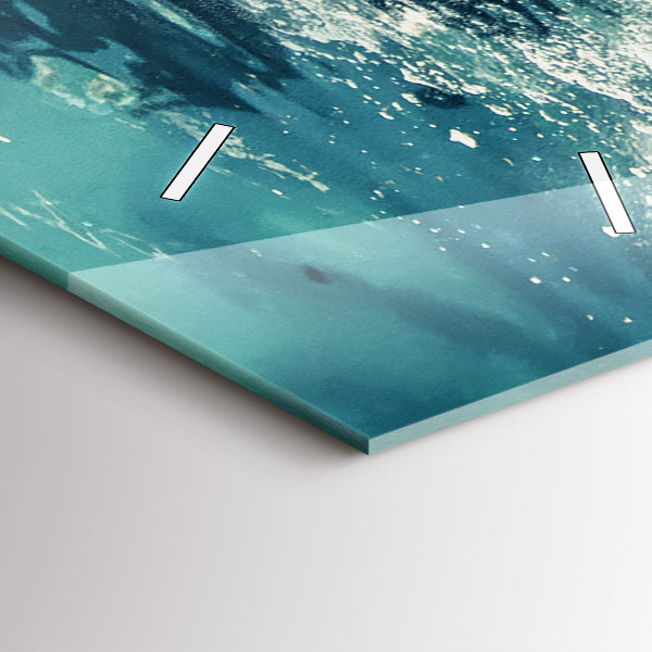 Reloj vertical Elefante flotante en el océano - espejomat.es