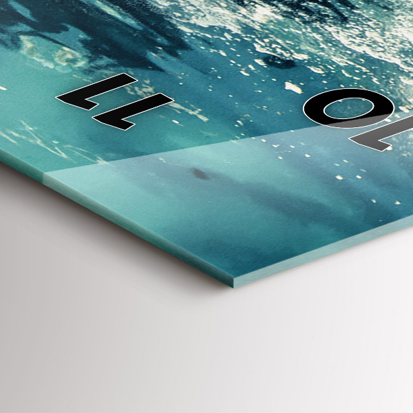 Reloj vertical Elefante flotante en el océano - espejomat.es