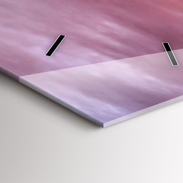 Reloj de vidrio vertical Antiguo molino de viento en Santorini - espejomat.es