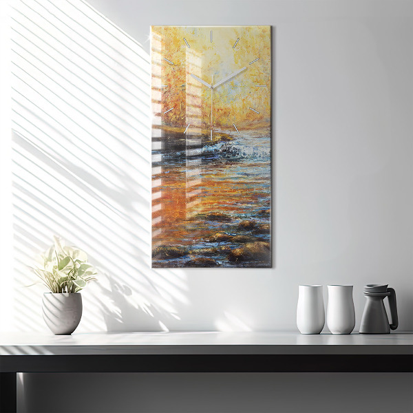 Reloj de cristal vertical Bellas artes - espejomat.es