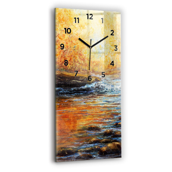 Reloj de cristal vertical Bellas artes - espejomat.es