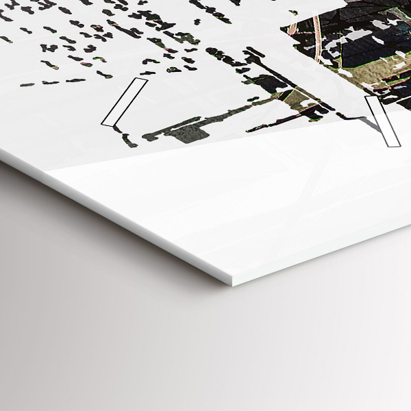 Reloj de cristal vertical Nueva York - espejomat.es