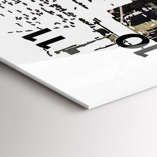 Reloj de cristal vertical Nueva York - espejomat.es