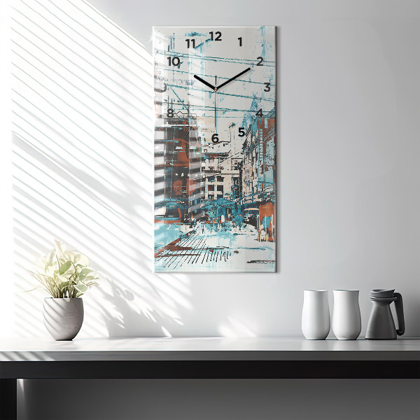 Reloj vertical Arte callejero - espejomat.es