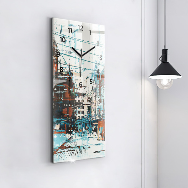 Reloj vertical Arte callejero - espejomat.es