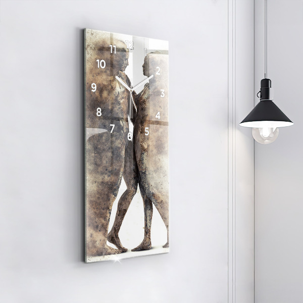 Reloj vertical Abstracción gente arena - espejomat.es
