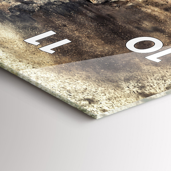 Reloj vertical Abstracción gente arena - espejomat.es