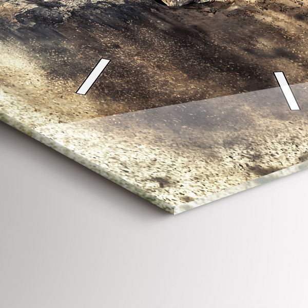 Reloj vertical Abstracción gente arena - espejomat.es