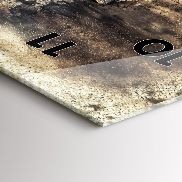 Reloj vertical Abstracción gente arena - espejomat.es